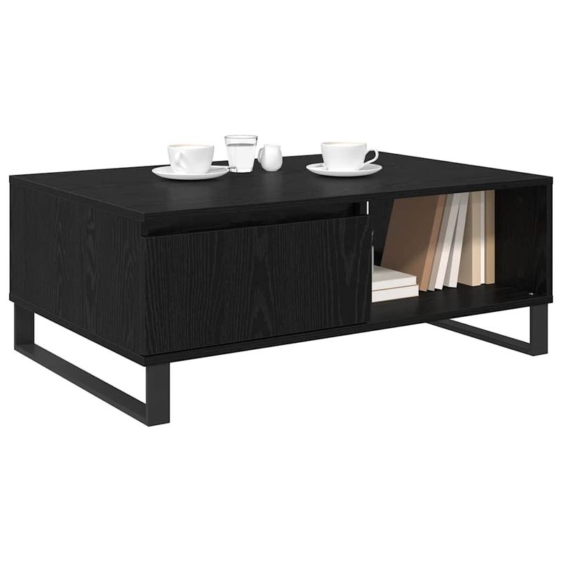 Casa si Gradina - Mobilier - Mese si birouri - Masute de cafea - Masa de cafea Stejar negru 90 x 60 x 35 cm Lemn compozit - Infinity.ro