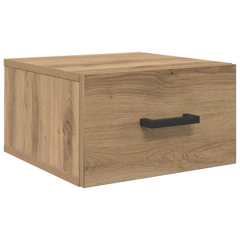 Casa si Gradina - Mobilier - Comode si corpuri - Noptiere - Noptiera stejar artizanal 35 x 35 x 20 cm Lemn compozit - Infinity.ro