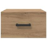 Casa si Gradina - Mobilier - Comode si corpuri - Noptiere - Noptiera stejar artizanal 35 x 35 x 20 cm Lemn compozit - Infinity.ro