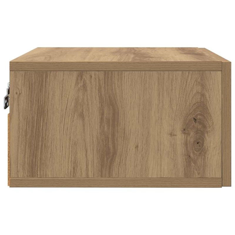 Casa si Gradina - Mobilier - Comode si corpuri - Noptiere - Noptiera stejar artizanal 35 x 35 x 20 cm Lemn compozit - Infinity.ro