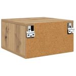 Casa si Gradina - Mobilier - Comode si corpuri - Noptiere - Noptiera stejar artizanal 35 x 35 x 20 cm Lemn compozit - Infinity.ro