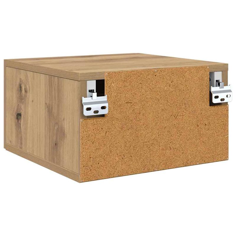 Casa si Gradina - Mobilier - Comode si corpuri - Noptiere - Noptiera stejar artizanal 35 x 35 x 20 cm Lemn compozit - Infinity.ro