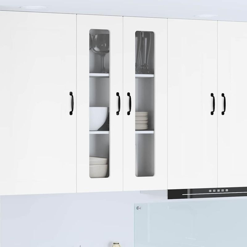 Casa si Gradina - Mobilier - Comode si corpuri - Corpuri bucatarie - Dulap suspendat de bucatarie cu usa Alb lucios 60 x 31 x 100 cm - Infinity.ro