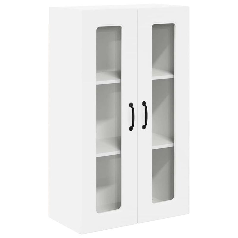 Casa si Gradina - Mobilier - Comode si corpuri - Corpuri bucatarie - Dulap suspendat de bucatarie cu usa Alb lucios 60 x 31 x 100 cm - Infinity.ro