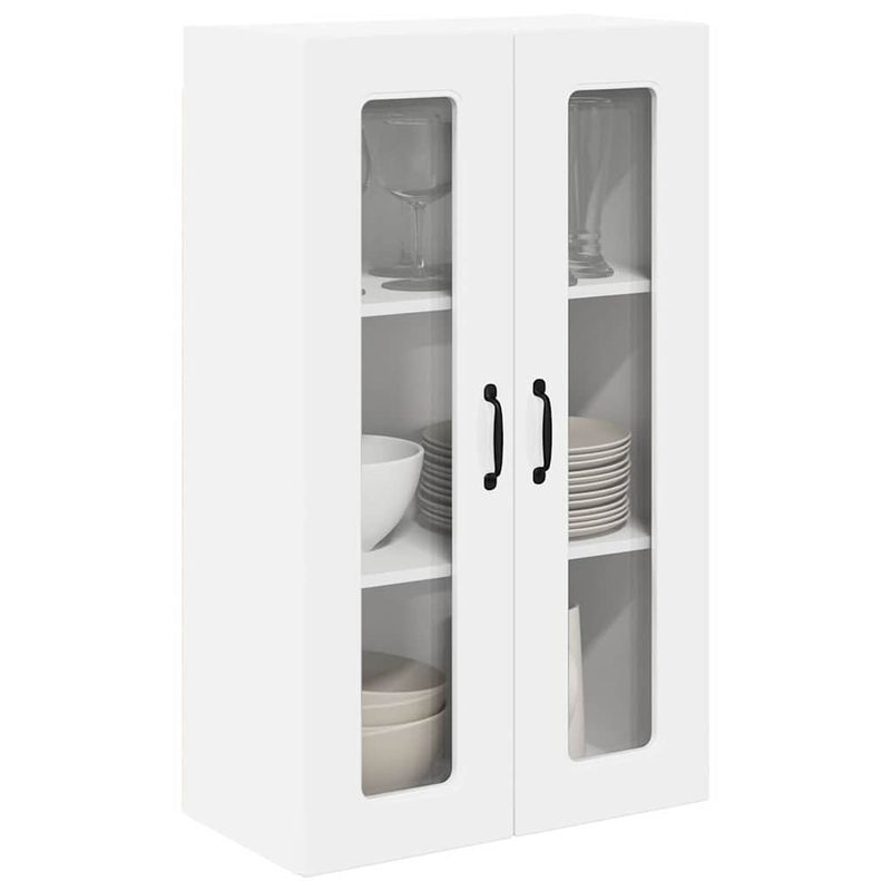 Casa si Gradina - Mobilier - Comode si corpuri - Corpuri bucatarie - Dulap suspendat de bucatarie cu usa Alb lucios 60 x 31 x 100 cm - Infinity.ro