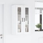 Casa si Gradina - Mobilier - Comode si corpuri - Corpuri bucatarie - Dulap suspendat de bucatarie cu usa Alb lucios 60 x 31 x 100 cm - Infinity.ro