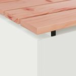 Casa si Gradina - Gradina si terasa - Mobilier exterior - Bancute de gradina - Banca de gradina Alb 100 x 40 x 43 cm Otel - Infinity.ro