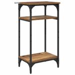 Casa si Gradina - Mobilier - Mese si birouri - Mese living - Masa laterala cu raft Lemn vechi 40 x 30 x 75 cm Lemn compozit - Infinity.ro