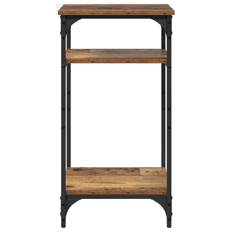 Casa si Gradina - Mobilier - Mese si birouri - Mese living - Masa laterala cu raft Lemn vechi 40 x 30 x 75 cm Lemn compozit - Infinity.ro