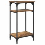 Casa si Gradina - Mobilier - Mese si birouri - Mese living - Masa laterala cu raft Lemn vechi 40 x 30 x 75 cm Lemn compozit - Infinity.ro