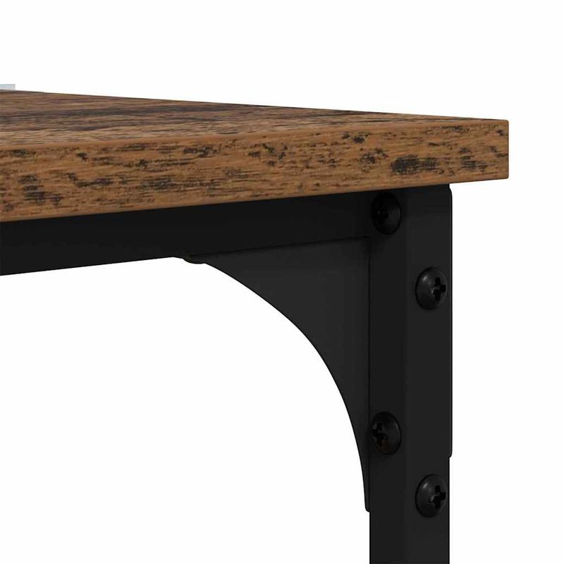 Casa si Gradina - Mobilier - Mese si birouri - Mese living - Masa laterala cu raft Lemn vechi 40 x 30 x 75 cm Lemn compozit - Infinity.ro