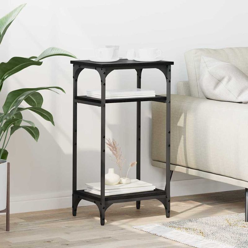 Casa si Gradina - Mobilier - Mese si birouri - Mese living - Masa laterala Manual Stejar negru 40 x 30 x 75 cm Lemn compozit - Infinity.ro