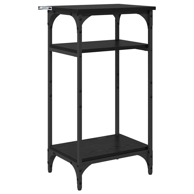 Casa si Gradina - Mobilier - Mese si birouri - Mese living - Masa laterala Manual Stejar negru 40 x 30 x 75 cm Lemn compozit - Infinity.ro