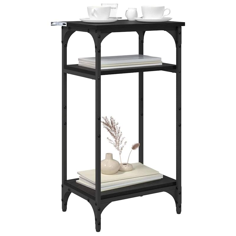 Casa si Gradina - Mobilier - Mese si birouri - Mese living - Masa laterala Manual Stejar negru 40 x 30 x 75 cm Lemn compozit - Infinity.ro
