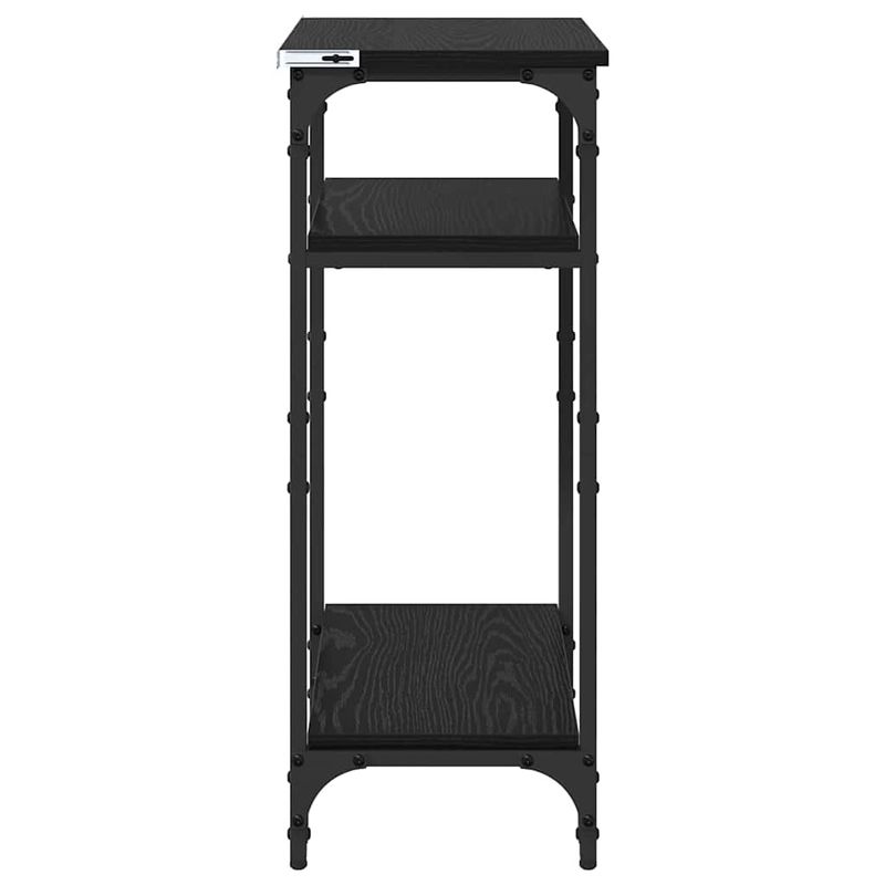 Casa si Gradina - Mobilier - Mese si birouri - Mese living - Masa laterala Manual Stejar negru 40 x 30 x 75 cm Lemn compozit - Infinity.ro