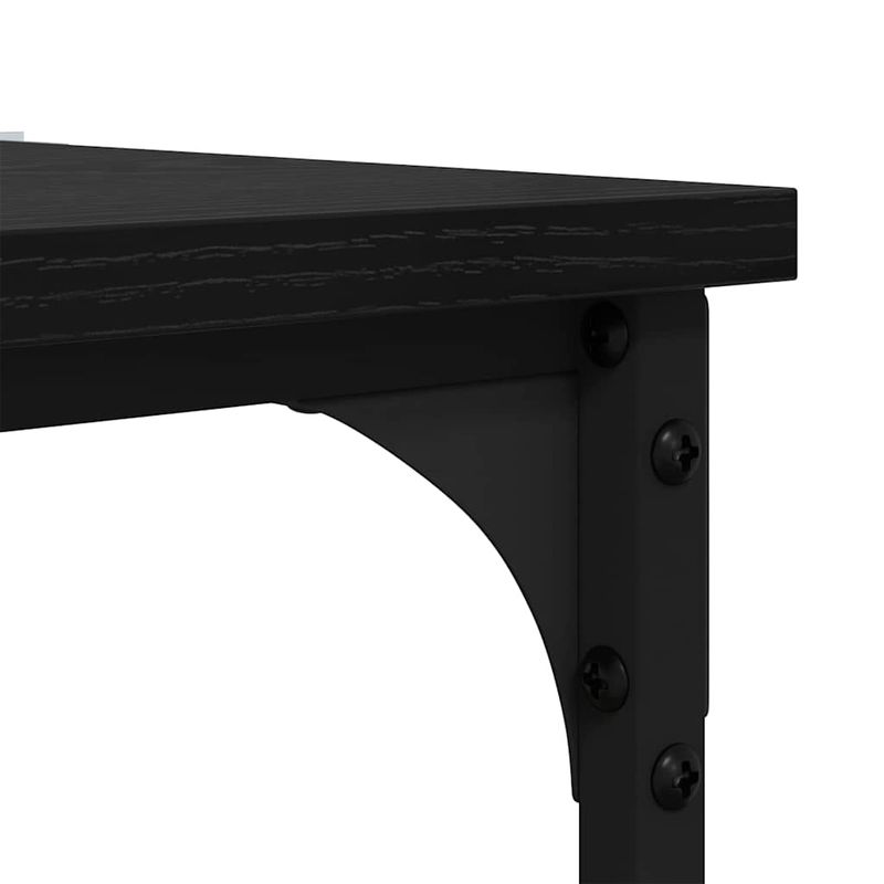 Casa si Gradina - Mobilier - Mese si birouri - Mese living - Masa laterala Manual Stejar negru 40 x 30 x 75 cm Lemn compozit - Infinity.ro
