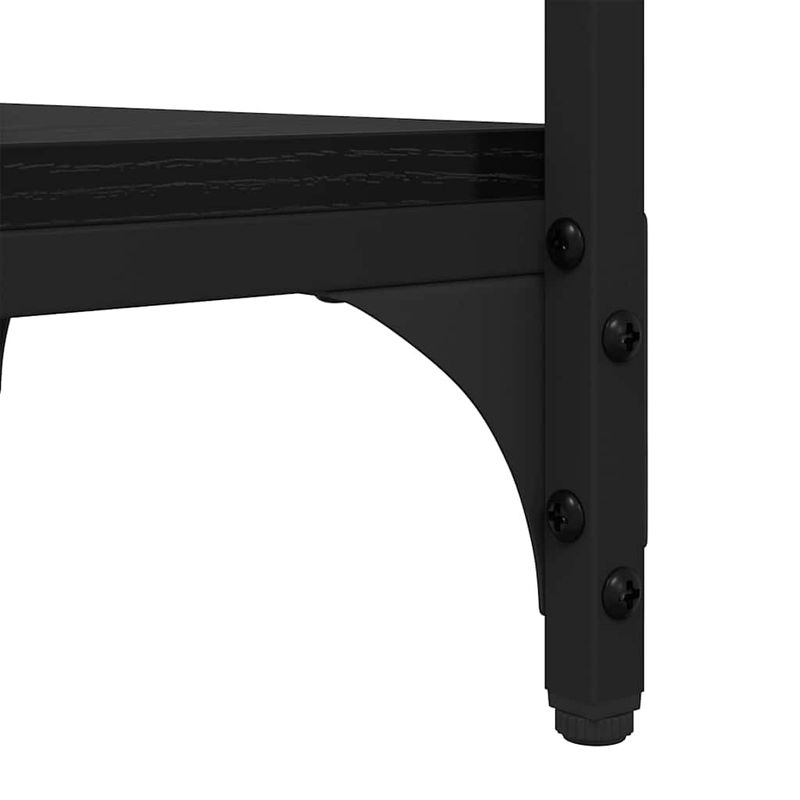 Casa si Gradina - Mobilier - Mese si birouri - Mese living - Masa laterala Manual Stejar negru 40 x 30 x 75 cm Lemn compozit - Infinity.ro