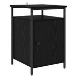 Casa si Gradina - Mobilier - Comode si corpuri - Noptiere - Noptiera Stejar negru 40 x 42 x 60cm Lemn compozit - Infinity.ro
