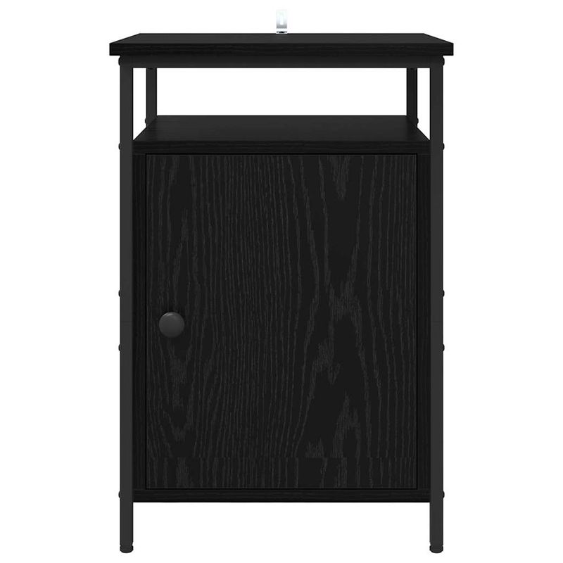 Casa si Gradina - Mobilier - Comode si corpuri - Noptiere - Noptiera Stejar negru 40 x 42 x 60cm Lemn compozit - Infinity.ro