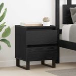 Casa si Gradina - Mobilier - Comode si corpuri - Noptiere - Noptiera cu sertar 2 pcs Stejar negru 40 x 35 x 50 cm - Infinity.ro