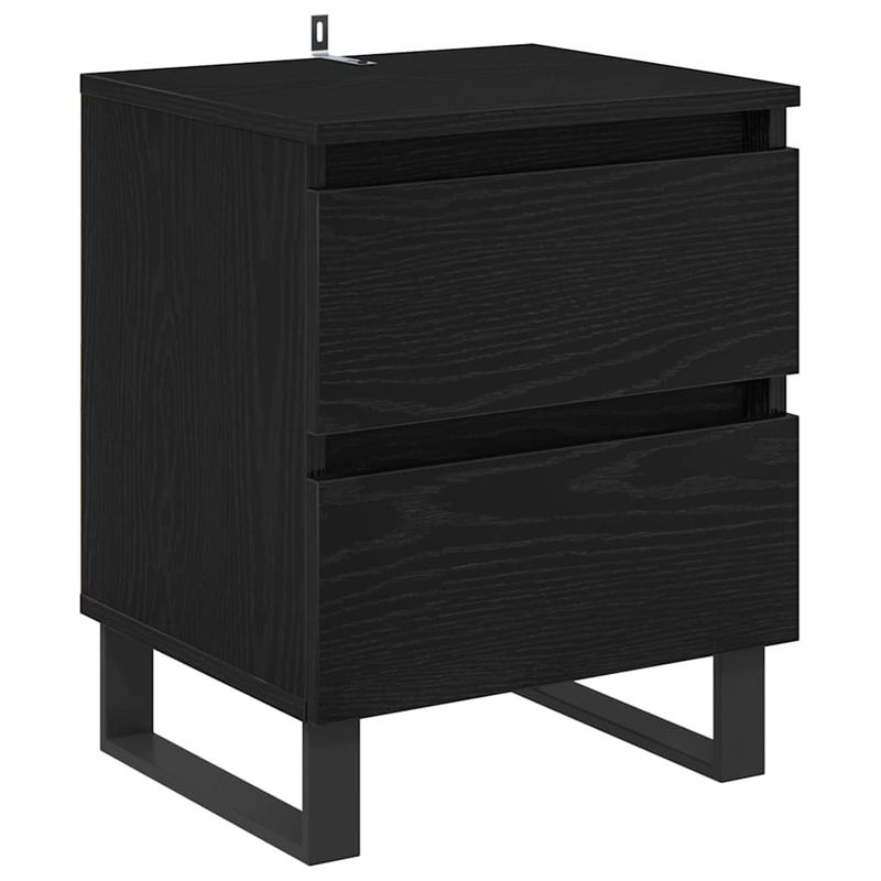 Casa si Gradina - Mobilier - Comode si corpuri - Noptiere - Noptiera cu sertar 2 pcs Stejar negru 40 x 35 x 50 cm - Infinity.ro