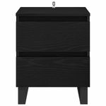 Casa si Gradina - Mobilier - Comode si corpuri - Noptiere - Noptiera cu sertar 2 pcs Stejar negru 40 x 35 x 50 cm - Infinity.ro