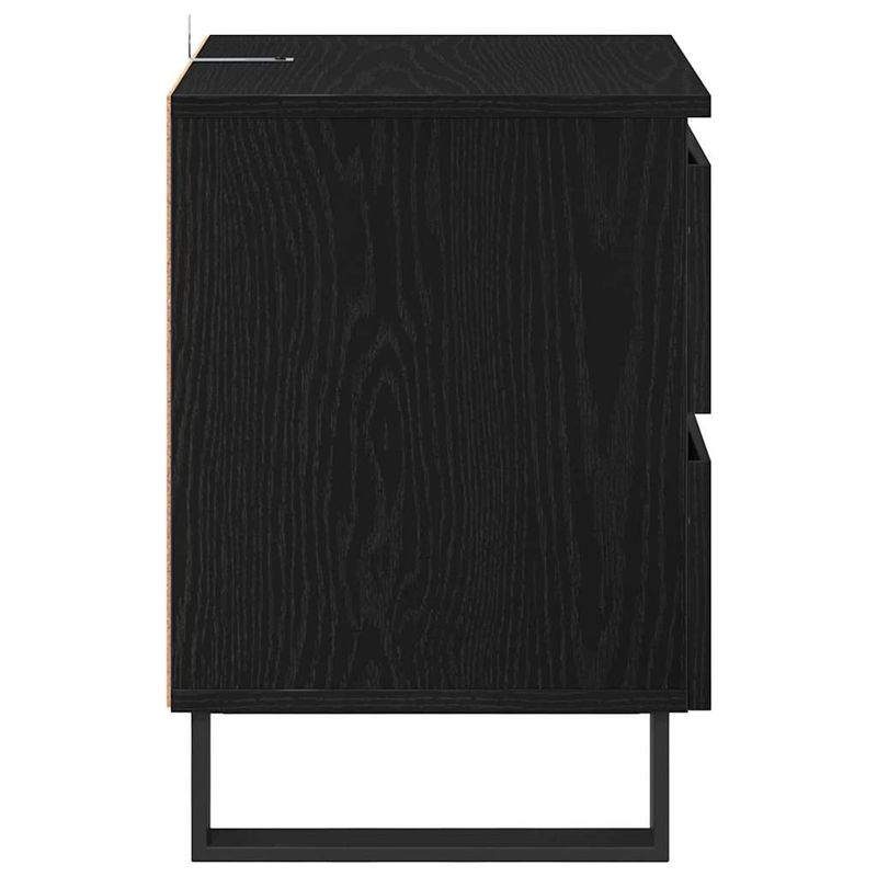 Casa si Gradina - Mobilier - Comode si corpuri - Noptiere - Noptiera cu sertar 2 pcs Stejar negru 40 x 35 x 50 cm - Infinity.ro