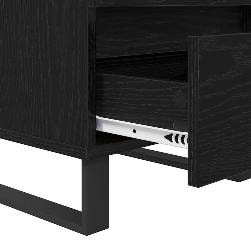 Casa si Gradina - Mobilier - Comode si corpuri - Noptiere - Noptiera cu sertar 2 pcs Stejar negru 40 x 35 x 50 cm - Infinity.ro