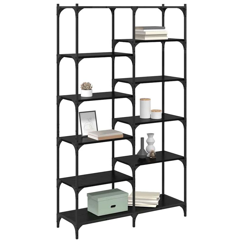 Casa si Gradina - Mobilier - Biblioteci si rafturi - Biblioteci - Raft pentru carti Stejar negru 100 x 32 x 170 cm Lemn compozit - Infinity.ro