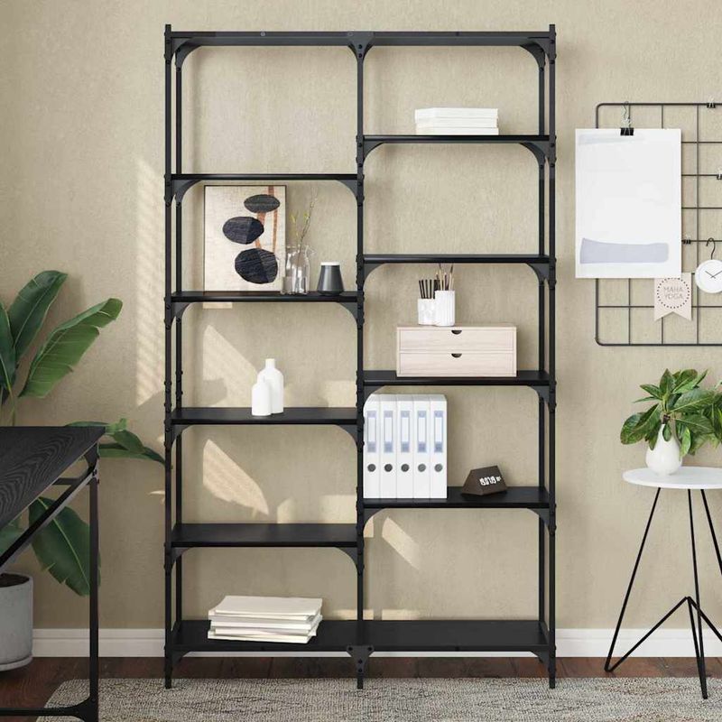Casa si Gradina - Mobilier - Biblioteci si rafturi - Biblioteci - Raft pentru carti Stejar negru 100 x 32 x 170 cm Lemn compozit - Infinity.ro