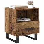 Casa si Gradina - Mobilier - Comode si corpuri - Noptiere - Noptiera Lemn vechi 40 x 35 x 47.5 cm Lemn compozit - Infinity.ro