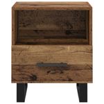 Casa si Gradina - Mobilier - Comode si corpuri - Noptiere - Noptiera Lemn vechi 40 x 35 x 47.5 cm Lemn compozit - Infinity.ro