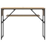 Casa si Gradina - Mobilier - Comode si corpuri - Noptiere - MasaConsole Stejar Artizanal 105x30x75cm Lemn compozit - Infinity.ro