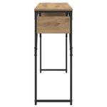 Casa si Gradina - Mobilier - Comode si corpuri - Noptiere - MasaConsole Stejar Artizanal 105x30x75cm Lemn compozit - Infinity.ro