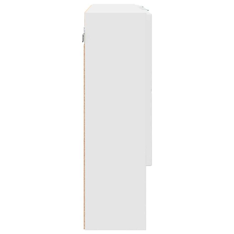 Casa si Gradina - Mobilier - Mobilier baie - Corpuri baie - Dulap cu oglinda pentru baie Alb 80 x 17 x 55 cm Lemn compozit - Infinity.ro