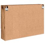 Casa si Gradina - Mobilier - Mobilier baie - Corpuri baie - Dulap cu oglinda pentru baie cu usa Lemn vechi 80 x 17 x 55 cm - Infinity.ro
