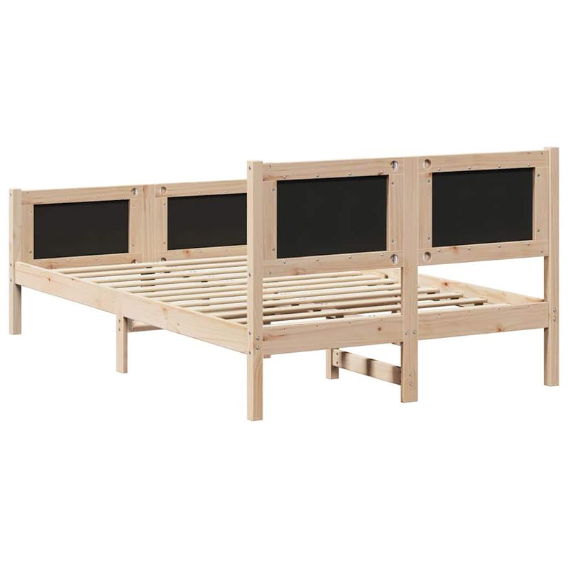 Casa si Gradina - Mobilier - Paturi si accesorii - Paturi - Cadru de pat Gri taupe 120 x 200 cm Lemn de pin masiv - Infinity.ro