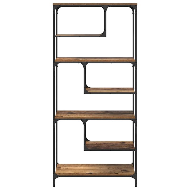 Casa si Gradina - Mobilier - Biblioteci si rafturi - Biblioteci - Biblioteca Lemn vechi 81 x 36 x 176 cm Lemn compozit - Infinity.ro