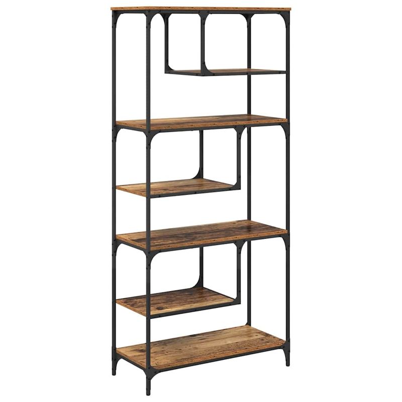 Casa si Gradina - Mobilier - Biblioteci si rafturi - Biblioteci - Biblioteca Lemn vechi 81 x 36 x 176 cm Lemn compozit - Infinity.ro