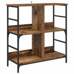 Casa si Gradina - Mobilier - Biblioteci si rafturi - Biblioteci - Raft pentru carti Lemn vechi 78.5 x 33 x 82 cm Lemn compozit - Infinity.ro