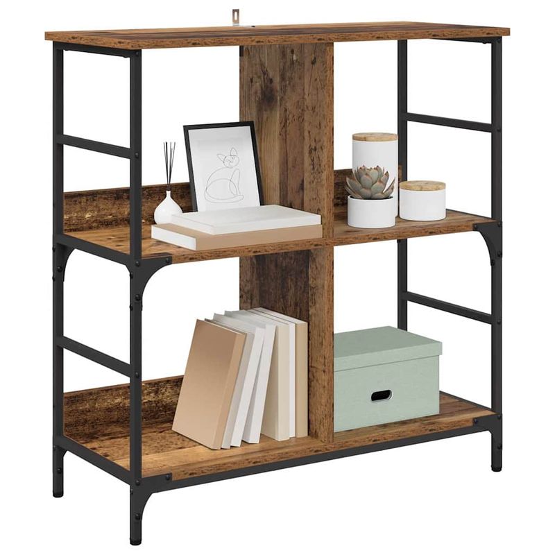 Casa si Gradina - Mobilier - Biblioteci si rafturi - Biblioteci - Raft pentru carti Lemn vechi 78.5 x 33 x 82 cm Lemn compozit - Infinity.ro