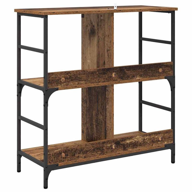 Casa si Gradina - Mobilier - Biblioteci si rafturi - Biblioteci - Raft pentru carti Lemn vechi 78.5 x 33 x 82 cm Lemn compozit - Infinity.ro