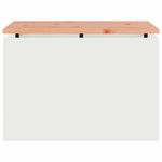 Casa si Gradina - Gradina si terasa - Mobilier exterior - Bancute de gradina - Banca de gradina Alb 60 x 40 x 43 cm Otel - Infinity.ro