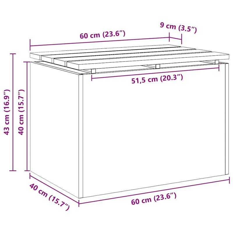 Casa si Gradina - Gradina si terasa - Mobilier exterior - Bancute de gradina - Banca de gradina Alb 60 x 40 x 43 cm Otel - Infinity.ro