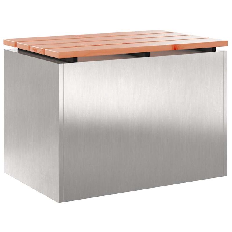 Casa si Gradina - Gradina si terasa - Mobilier exterior - Bancute de gradina - Banca de gradina Argintiu 60 x 40 x 43 cm Otel inoxidabil - Infinity.ro