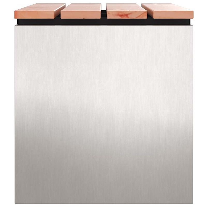 Casa si Gradina - Gradina si terasa - Mobilier exterior - Bancute de gradina - Banca de gradina Argintiu 60 x 40 x 43 cm Otel inoxidabil - Infinity.ro