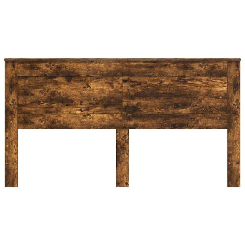 Casa si Gradina - Mobilier - Paturi si accesorii - Accesorii paturi - Tablie de pat cu aripioare, maro, 93x23x118/128 cm, piele eco - Infinity.ro