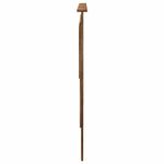 Casa si Gradina - Mobilier - Paturi si accesorii - Accesorii paturi - Tablie de pat cu aripioare, maro, 93x23x118/128 cm, piele eco - Infinity.ro