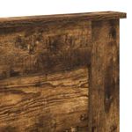 Casa si Gradina - Mobilier - Paturi si accesorii - Accesorii paturi - Tablie de pat cu aripioare, maro, 93x23x118/128 cm, piele eco - Infinity.ro