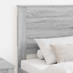 Casa si Gradina - Mobilier - Paturi si accesorii - Accesorii paturi - Tablie de pat cu aripioare gri deschis 183x16x78/88 cm textil - Infinity.ro